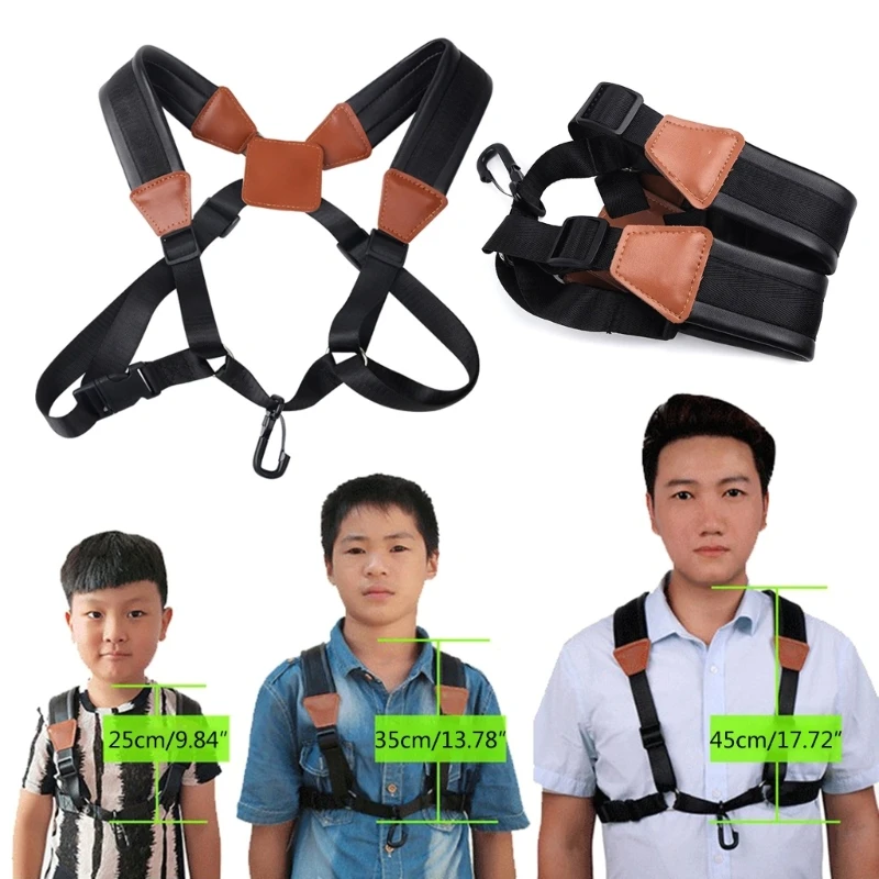 Saxophone Double Shoulder Strap Length Adjustable Sax