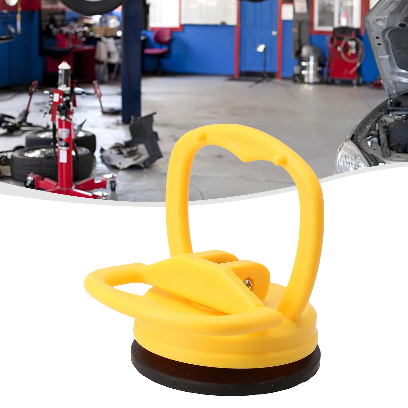 

Easy to Use Car Dent Puller Sucker Strong Suction Power Gentle on Paint Suitable for Glass and Mirrors Yellow