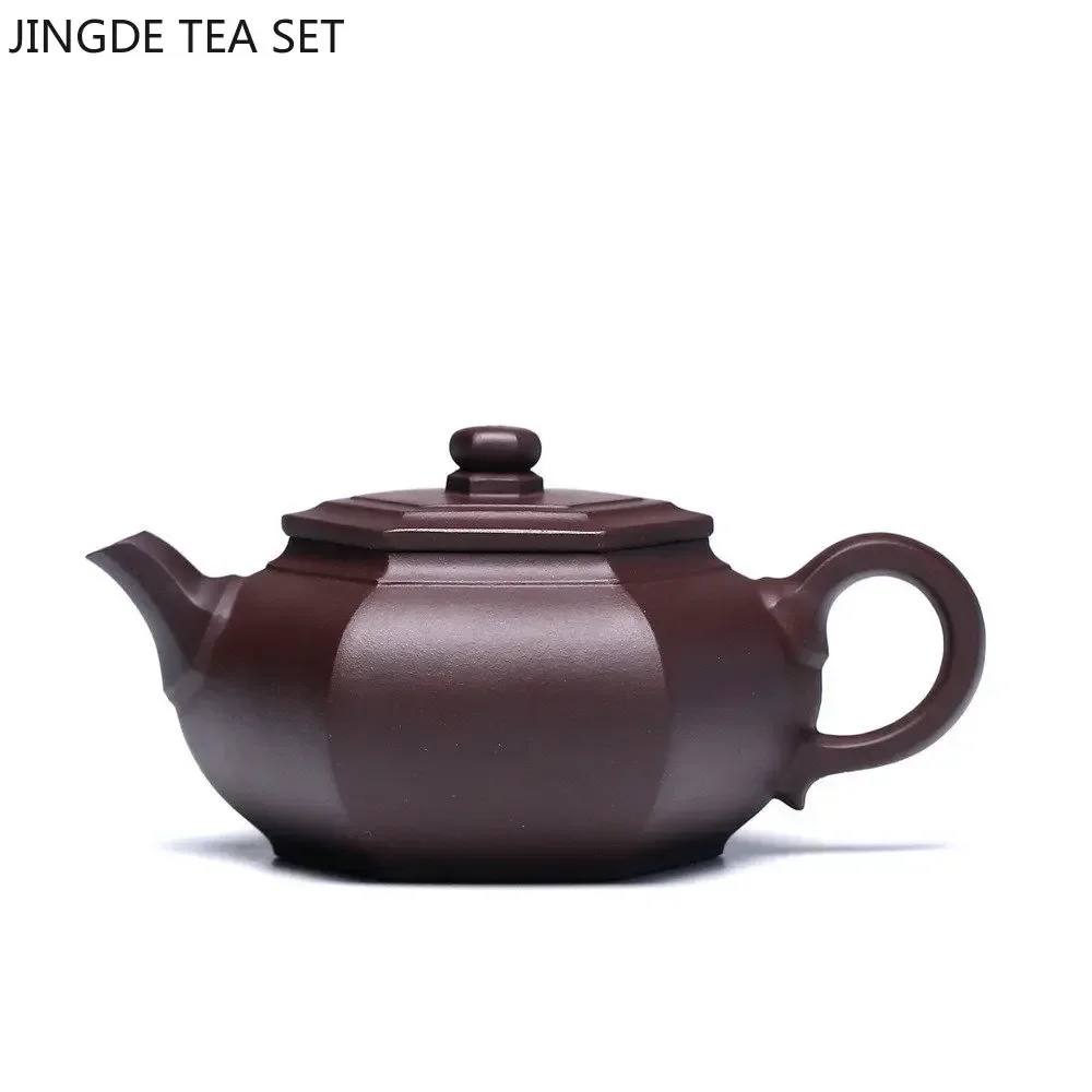 320ml Boutique Yixing Purple Clay Teapot Chinese Beauty Kettle Master Handmade Filter Tea Infuser Household Tea Set Accessories