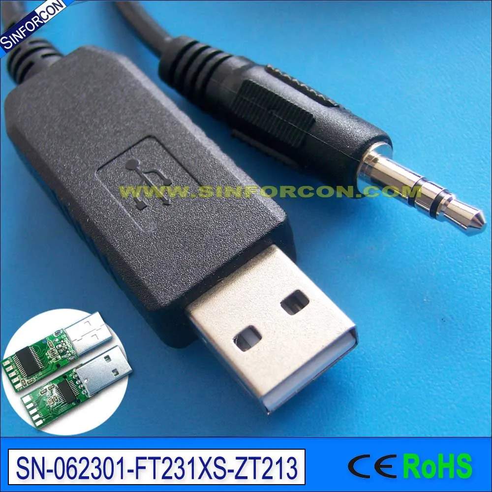 

USB to 3.5mm Audio Cable for Getting Started with Intel Galileo Board Set Up Config Console Debug Cable