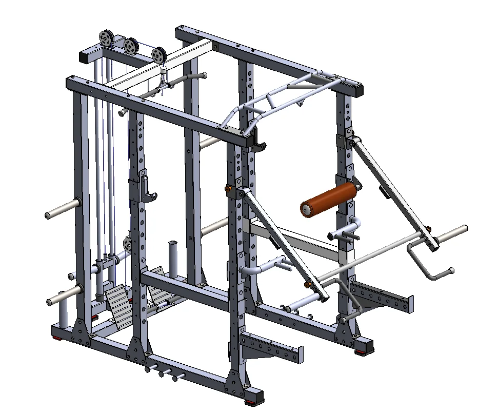 

home commerical fitness multi functional power training rack with monkey bar rig