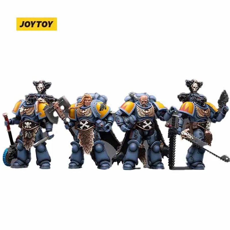 

stock Original Genuine JOYTOY 40K Space Marines Space Wolves Claw Pack Brother Gunnar Torrvald Logan Ghostwolf Olaf Action Model