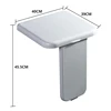 Folding Shoe StoolWall Mounted Wall Invisible Shoe StoolShower Stool for the ElderlyBath StoolBathroom Grooming Chair 6