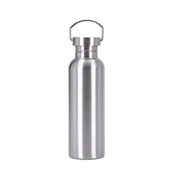 Stainless Steel Large Capacity Vacuum Flask with Lid - Insulated Water Bottle - 750ML (Silver)