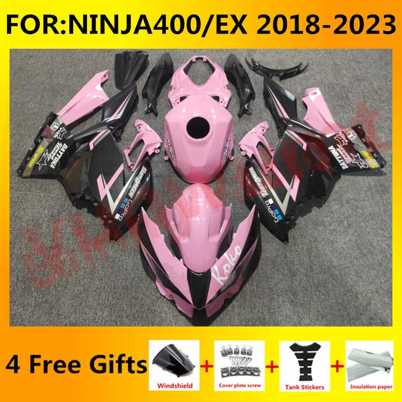 

NEW ABS Motorcycle Fairings Kit fit For Ninja400 EX400 EX Ninja 400 2018 2019 2020 2021 2022 2023 fairing set carbon fiber paint