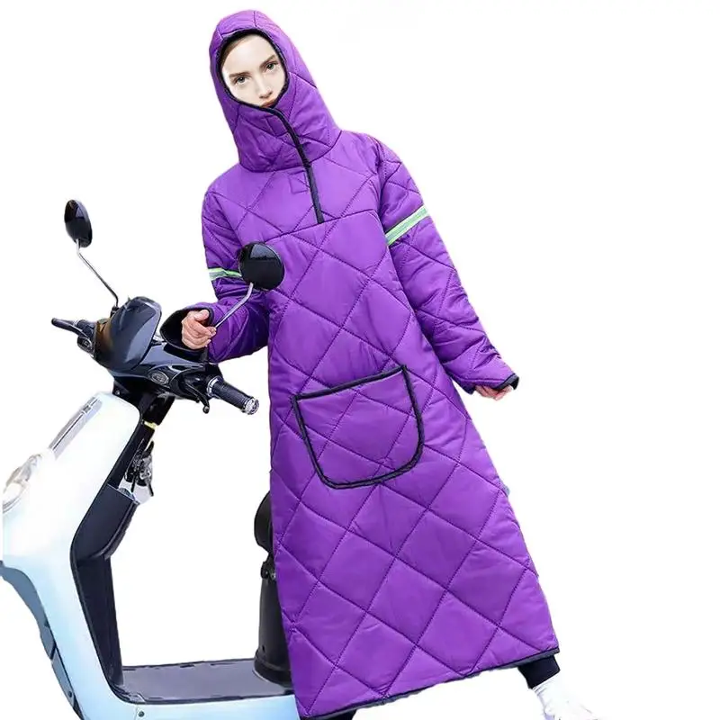 

Scooter Winter Leg Cover Winter Padded And Thickened Cycling Jersey With Reflective Stripes Scooter Leg Cover For Scooter