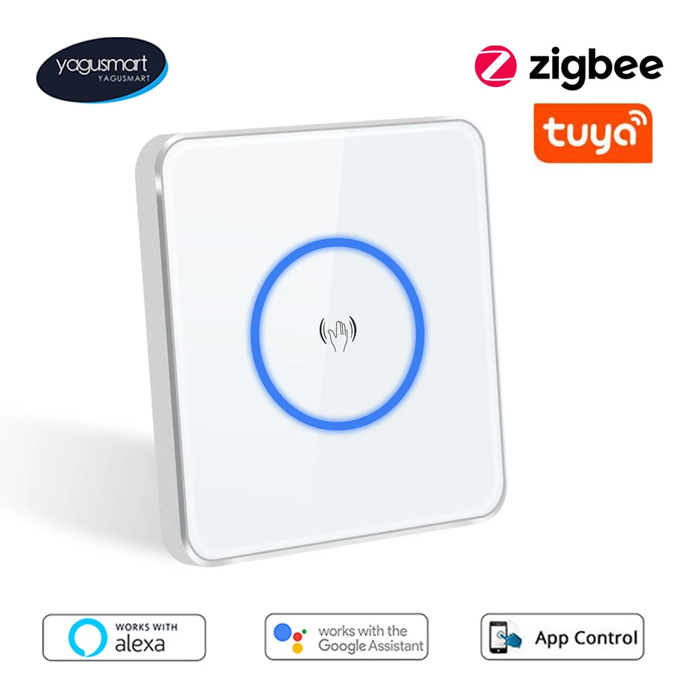

Умный телефон Yagusmart Zigbee, выключатель с розеткой европейского стандарта, работает с приложением Homekit Tuya Smart Life Alexa Google Home