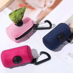 Dog Poop Bag Dispenser Hangingable Dog Poop Bag Holder Poo Bags Dispenser for Dogs Walking Garbage Bags Dispensers Pet Supplies