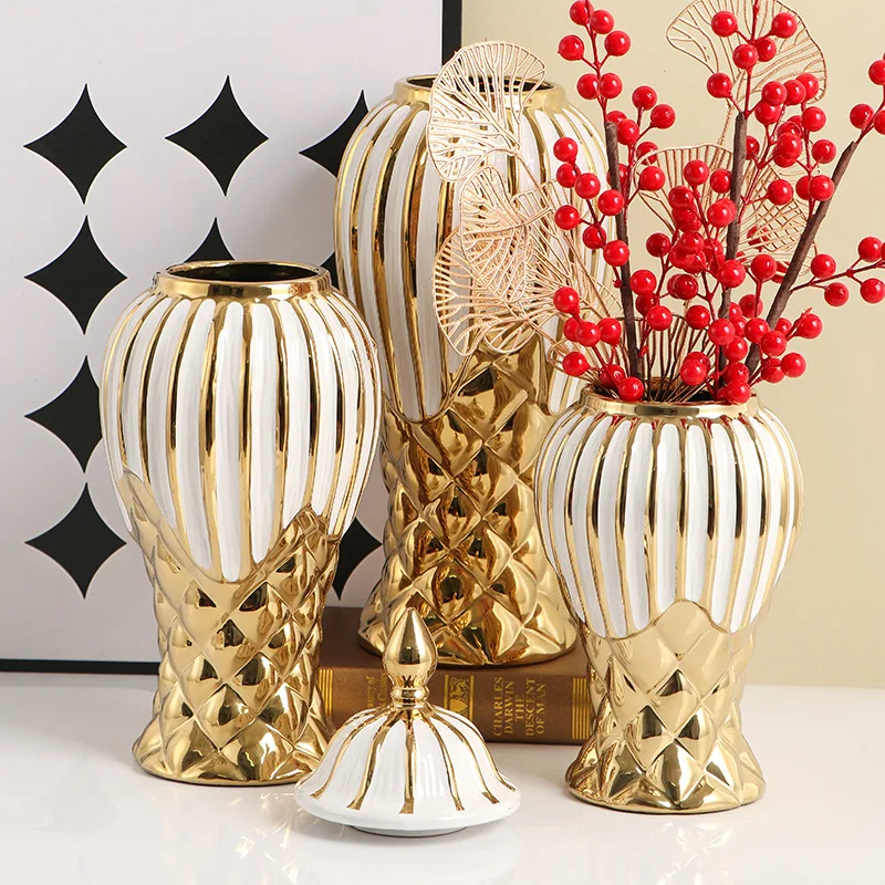 Ceramic Vase Universal Jars Handicrafts and Ornaments Soft Decoration General Jar Hotel Flower Bed Home Decor Jar Bottles 4