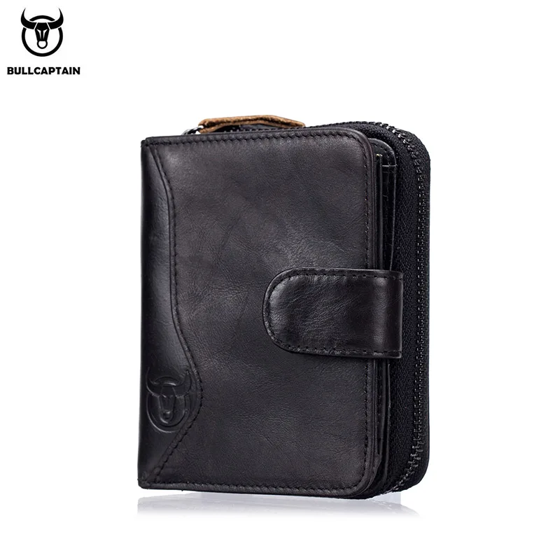 محفظة بولكابتن للرجال، بتصميم كلاسيكي، مصنوعة من ا...