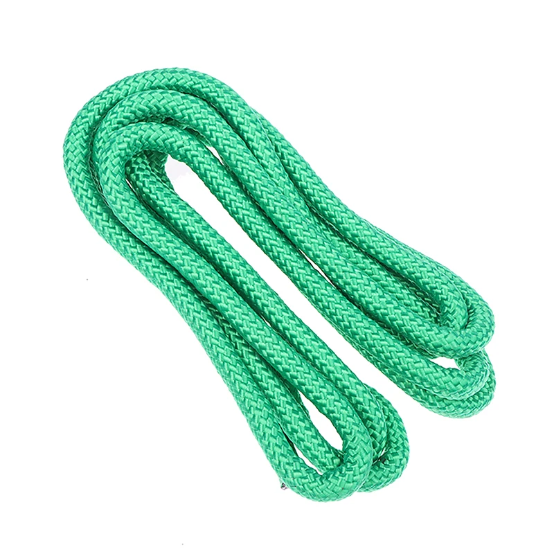 Jimnastik Sanatları İp Atlama İpi Egzersiz Fitness Gökkuşağı Rengi Spor Eğitim İpi Ritmik Jimnastik İpi Spor Aracı