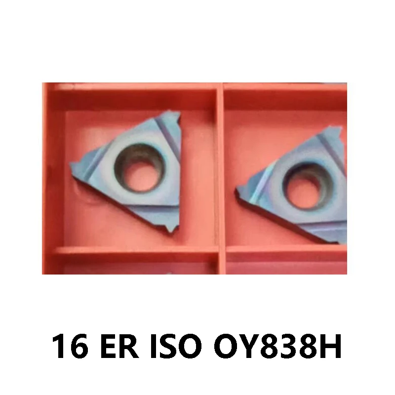Beyond 16Er 1.0 1.25 1.5 1.75 2.0 2.5 3.0 Iso Oy838H Inserti In Metallo Duro Per Filettatura Per Tornio Utensile Per Tornitura Ad Alta Durezza 10 Pezz