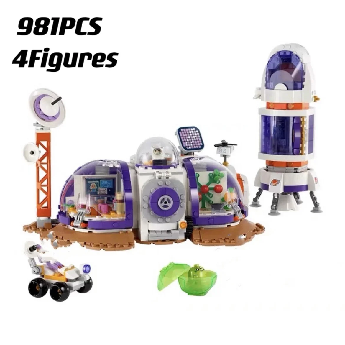 

2024 NEW 42605 Friends Mars Space Base and Rocket Building Block Set Space Toy for Girls Kids Birthday Gift 5062