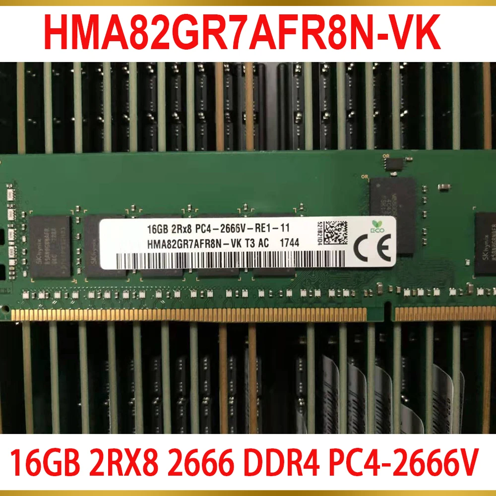 1 Pcs For SK Hynix RAM 16G 16GB 2RX8 2666 DDR4 PC4 2666V HMA82GR7AFR8N VK