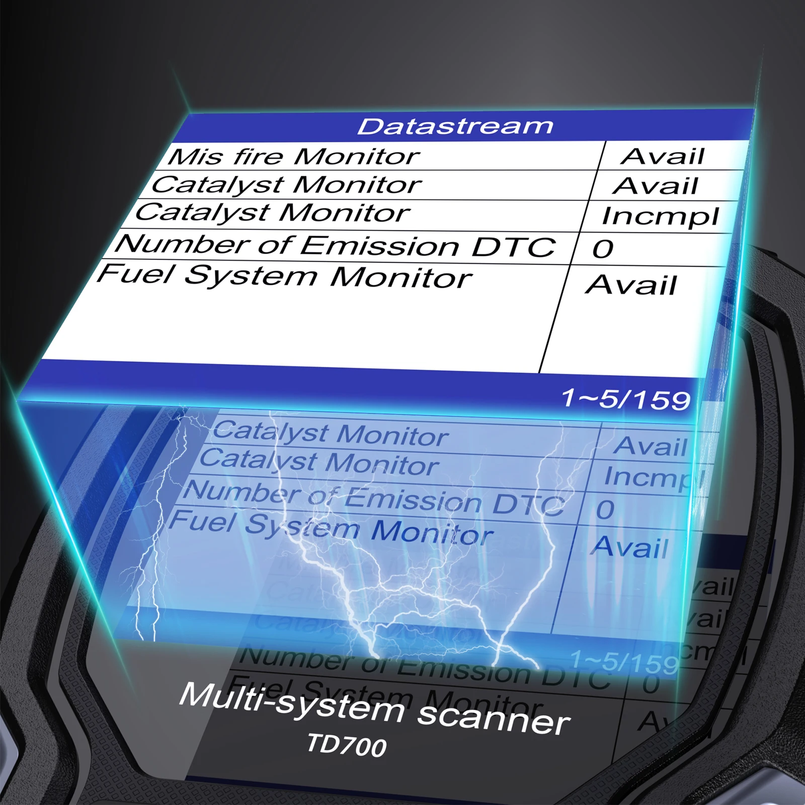 ANCEL TD700 OBD2 Scanner for Toyota/Lexus/Scion All System Transmission TPMS Relearn ABS Engine Car Diagnostic Scan Tool