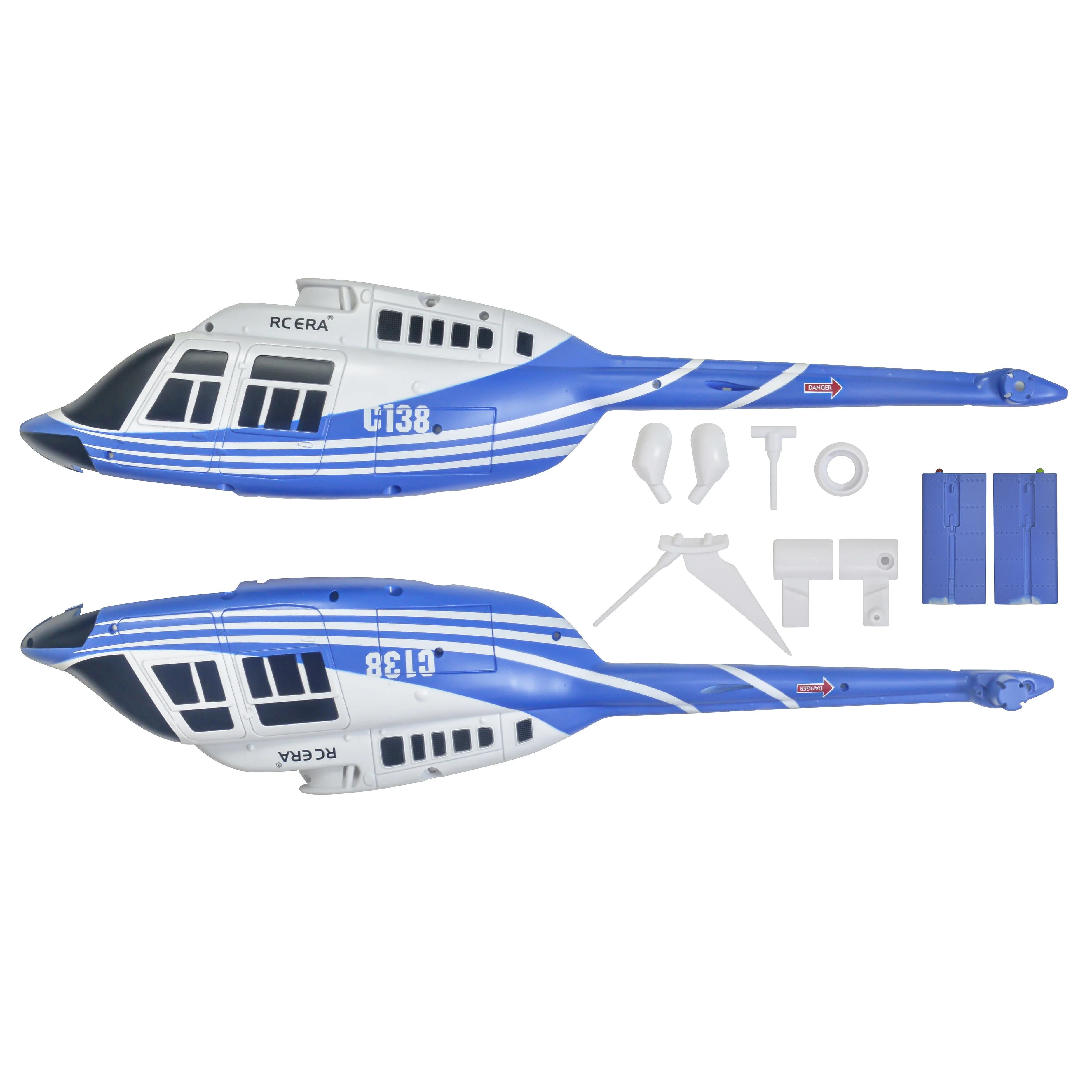 ヘリコプター R/C RC ERA C138 ベル 206 2.4G 6CH 6軸ジャイロ 1:33スケール