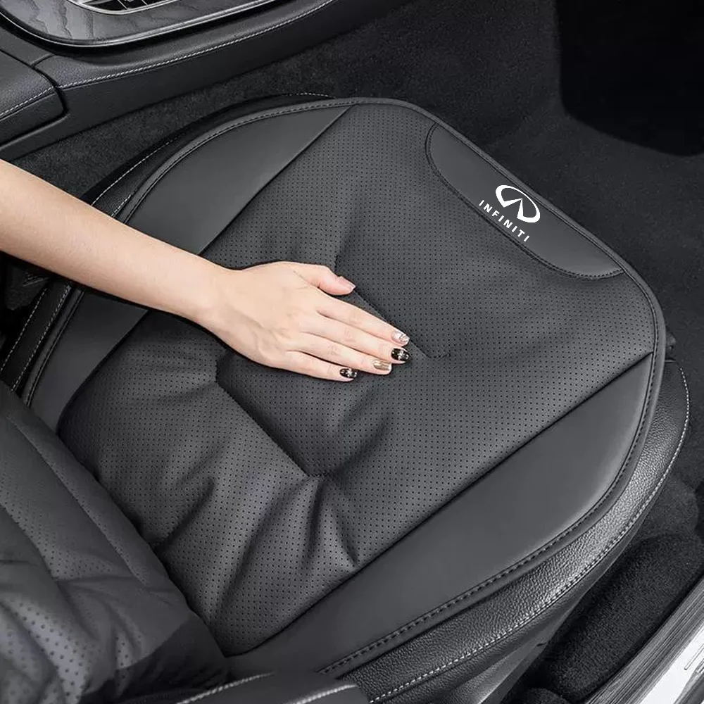 인피니티 Q50 Q30 QX70 FX50S Q60 Q70 QX80 QX30 EX FX J 차량용 가죽 시트 커버 앞/뒤 좌석 쿠션 의자 보호 패드