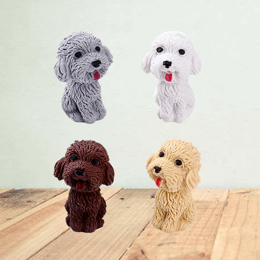 

Dog Kids Playset Student School Supplies Rubber Erasers School Kids Playsets Kids Student Gifts (Random Color)