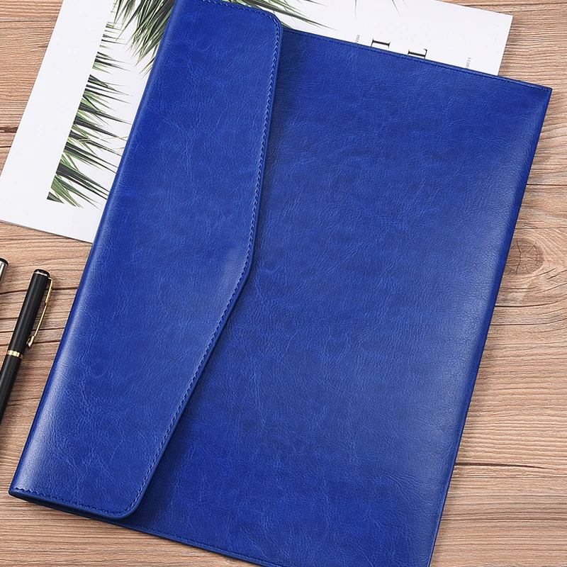 Leather File Folder for School Office file bag