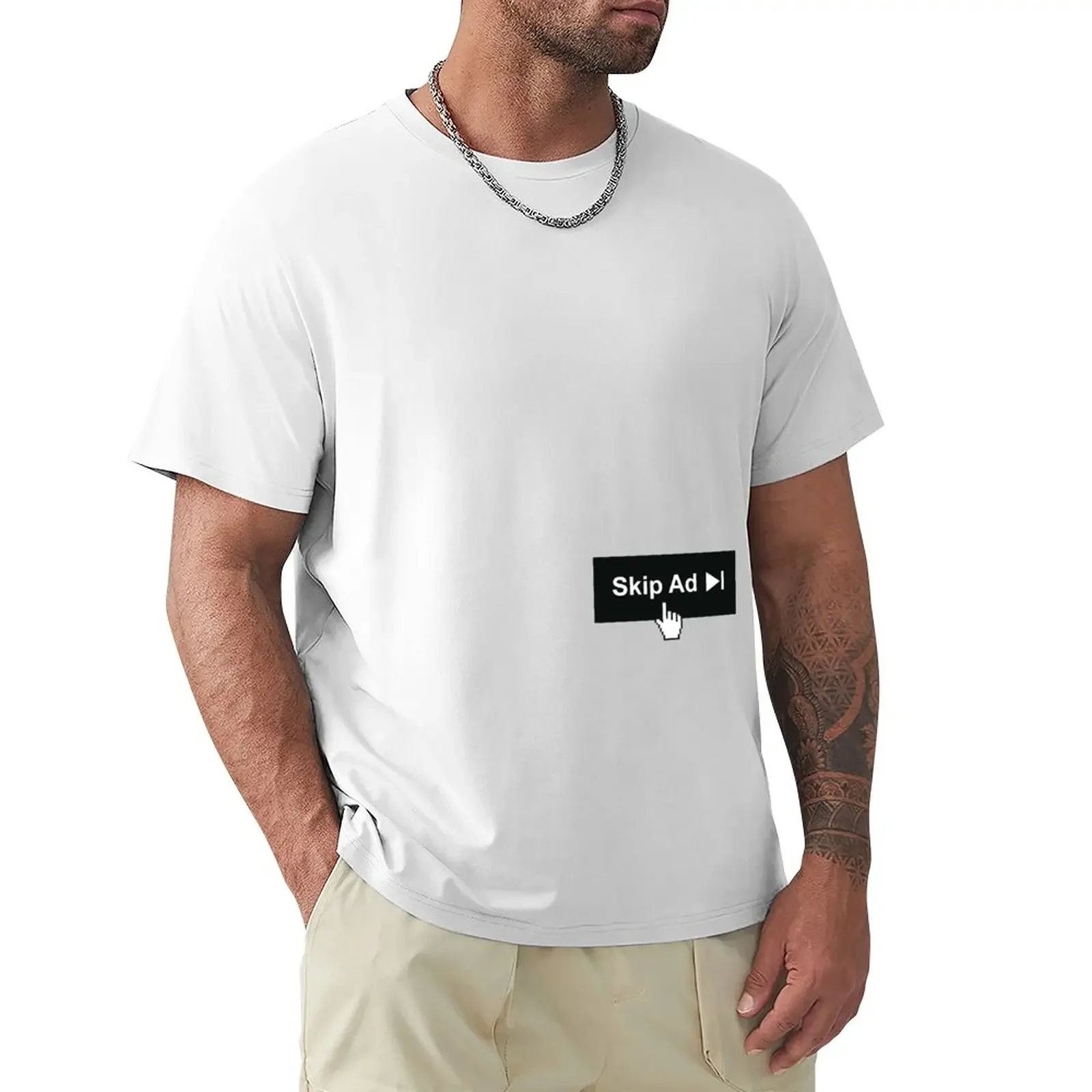 

skip ad T-Shirt summer tops aesthetic clothes funny t shirts for men