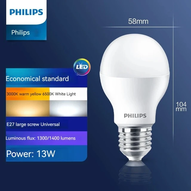 Ampoule LED 11W Haute Luminosité Économique avec Détecteur De