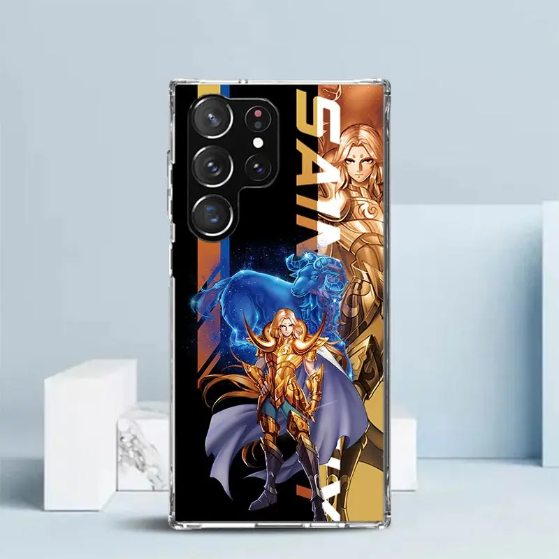 Anime Saint Seiya Soft TPU Phone Case - Stylish Protective Back Cover