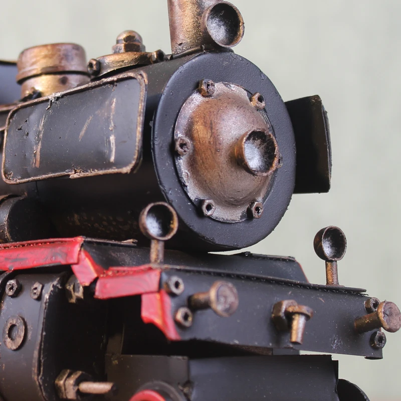 American Retro Iron Steam Locomotive Model HC001 Collectible Gift Train Toy