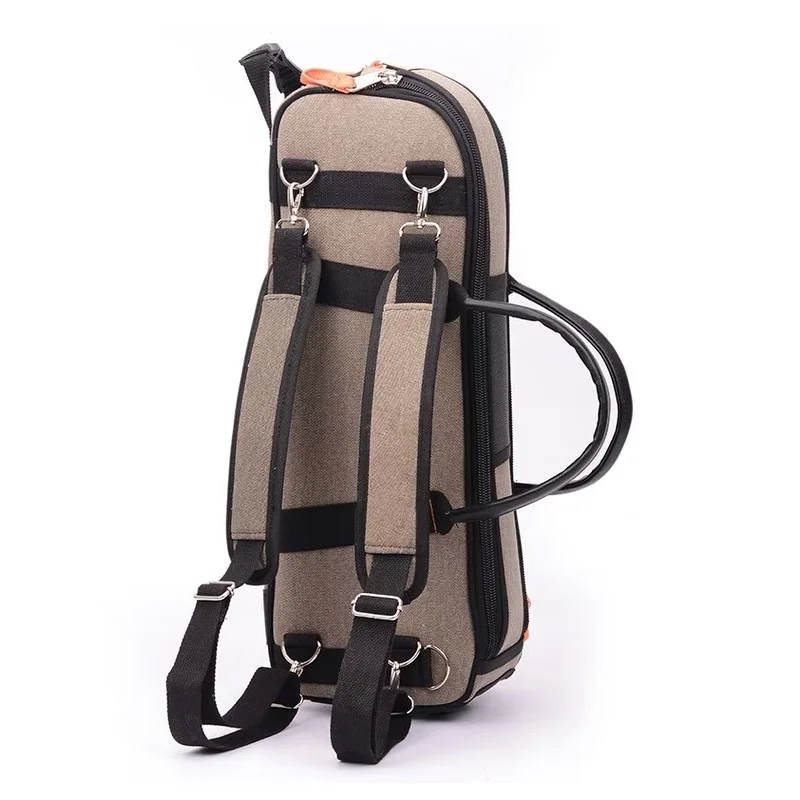 

Bb Trumpet Bag Brass Instrument Accessory Case Bag Trumpet Instrument Case Backpack Handle Strap Trumpet Box Hard Case Cover