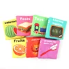 0-12 Months Baby English Palm Three-dimensional Cloth Book Newborn Soft Book Early Childhood Education Baby Cloth Book 3