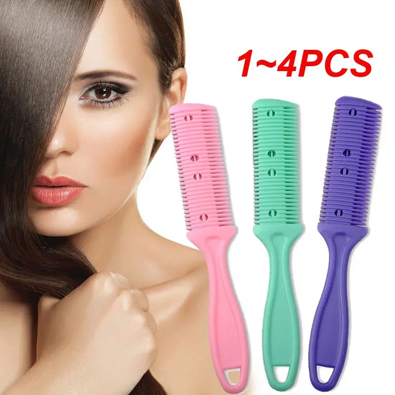 

Парикмахерская расческа для стрижки волос с лезвиями, 1-4 шт.