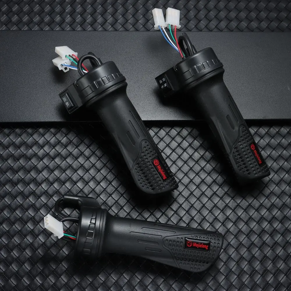 Versatile Electric Bike and Scooter Twist Throttle Grip - Black