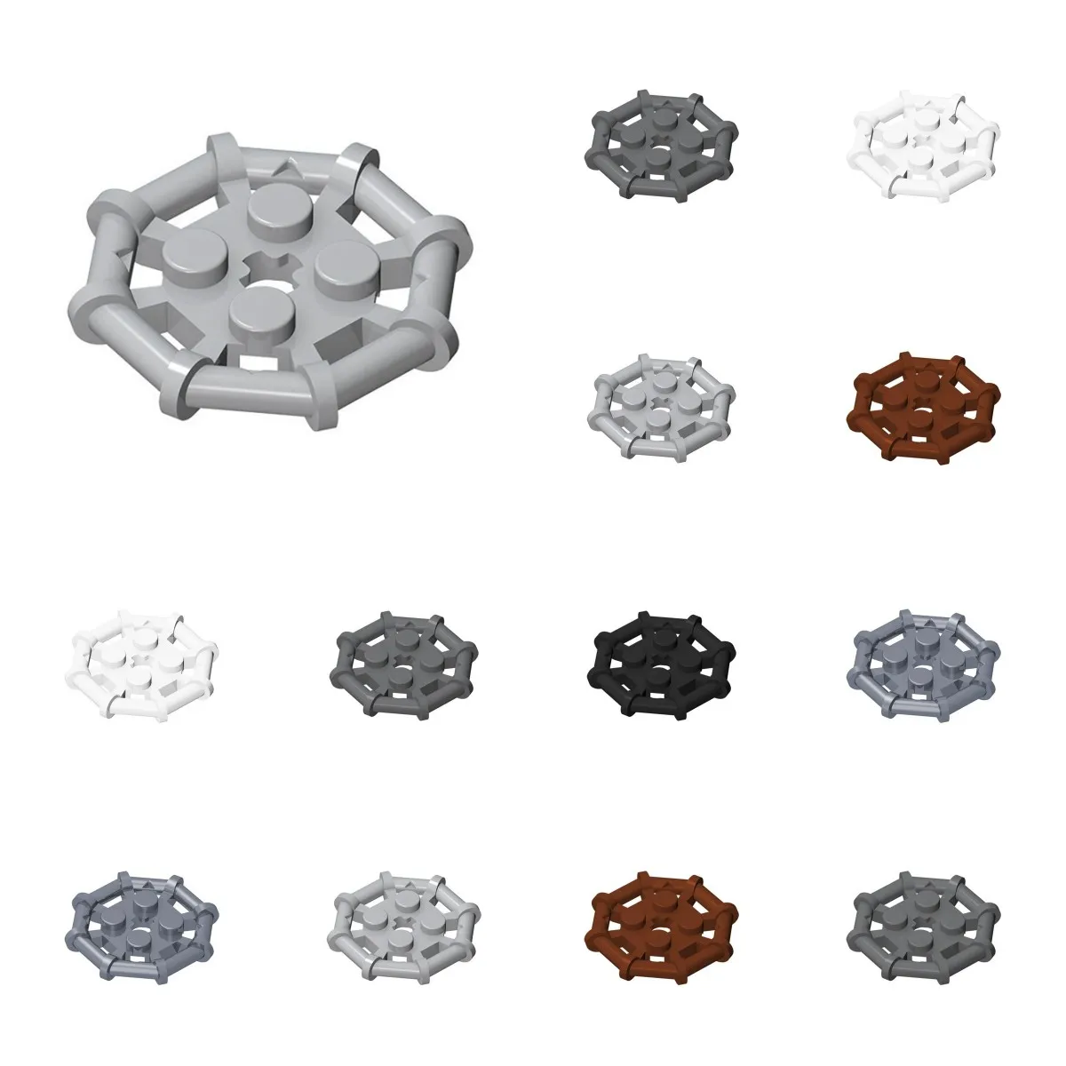 50 Stück Bausteine 75937 30033 Modifizierte Platte 2x2 Bausteine-Set mit Stabrahmen DIY Puzzle Partikel Spielzeug Geburtstagsgeschenk für Kinder