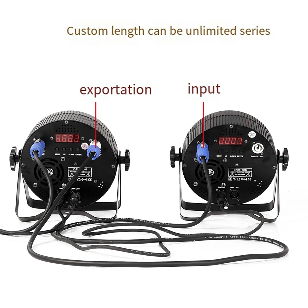 1M AC Power Cable for Beam Moving Head Light Beam 5R/7R Moving Head Light Extension Powercon Cable-Cabe