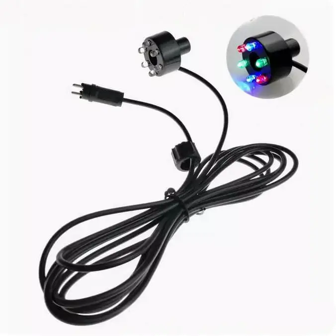 RGB 6 LED Underwater Lights Waterproof Aquarium Light Waterfall Decoration Night-lights Water Spotlight Lamp Fish Tank