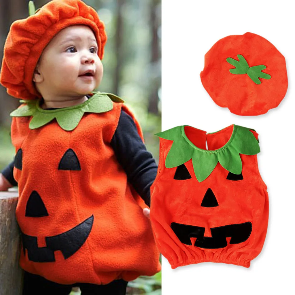 Costume Citrouille Adulte & Enfant - Déguisement Halloween & Noël Avec Bonnet - Taille Unique Pour Fêtes & Cosplay - 5