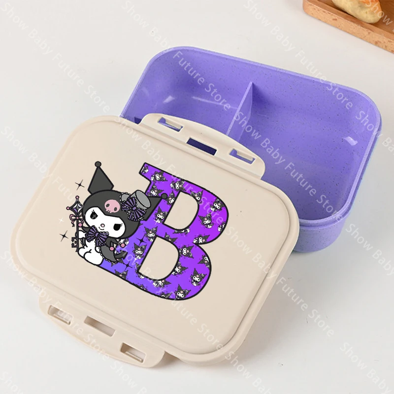 Large Insulated Cartoon Bento Lunch Box for Kids - Cute & Portable