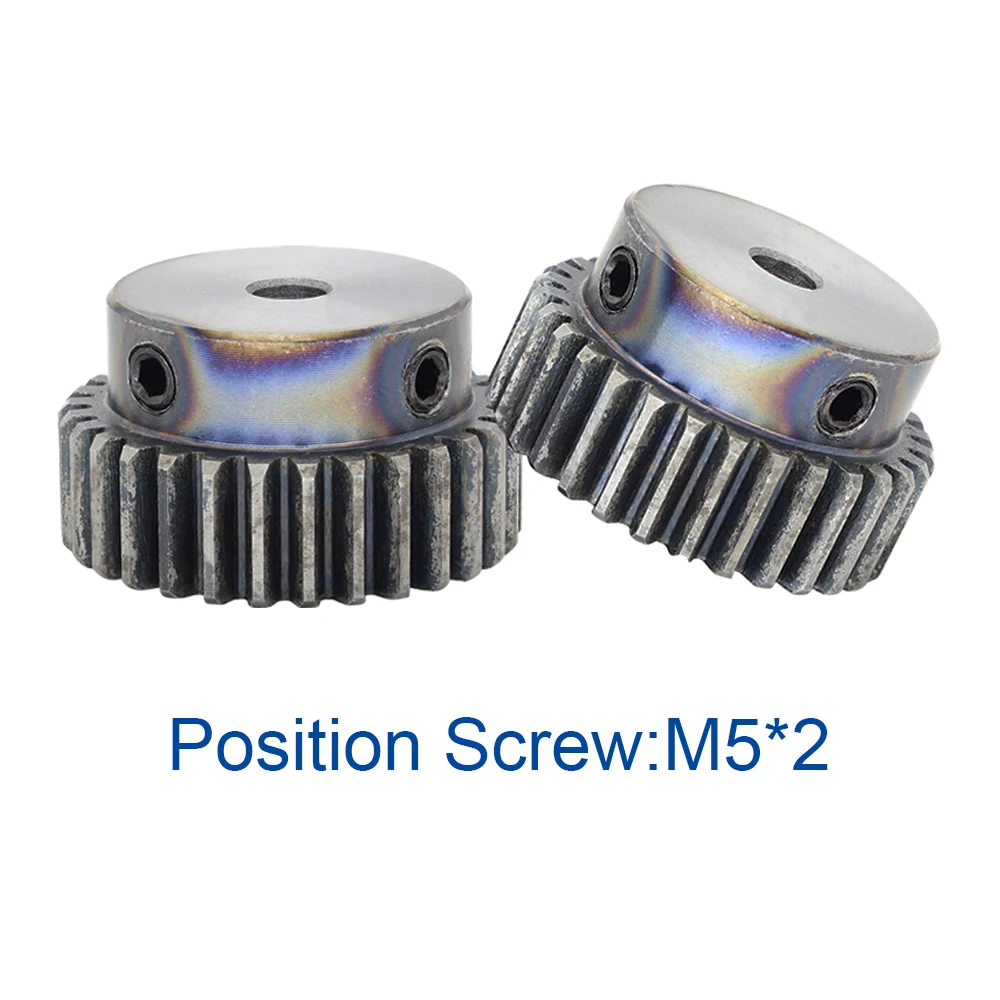 1 Piece 1M30T Spur Gear Bore 5/6/6.35/7/8/10 /12/12.7/14/15/16/17mm motor gear Low Carbon Steel Material