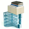 4 Packs Plastic Desk Organizer File Folder, Desktop Magazine Holder, Office File Sorter Rack, Vertical File Dividers 3