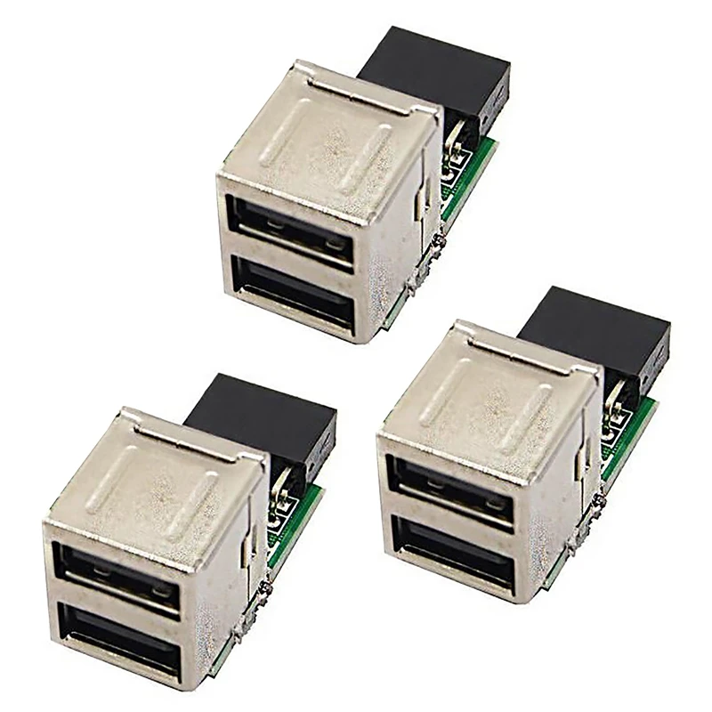 

3x 9-контактная материнская плата на 2 порта USB 2,0 A внутренний адаптер заголовка