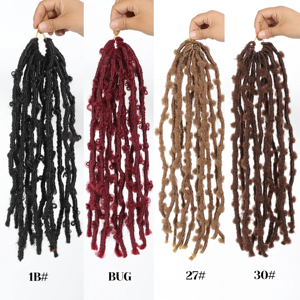 Synthetic Pre Twisted Faux Locks Crochet Hair for Women