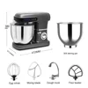 Customized 10L Home Kitchen Planetary Electric Food Mixer Standing Dough And Cake Mixer With Touch Control Plastic Housing 6