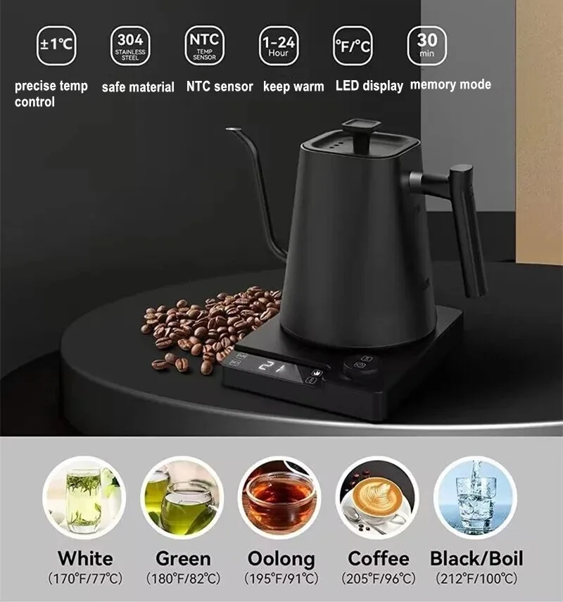 temperatura para cafe cha mais de 1200w 220v 110v novo 05