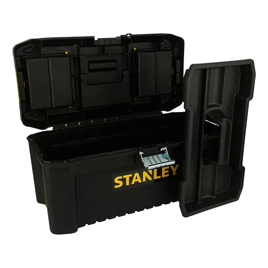 STANLEY Toolbox "Essential 16" 406*205*195mm Medium Size with Metal Latches Tool Storage Case STST1-75518 4