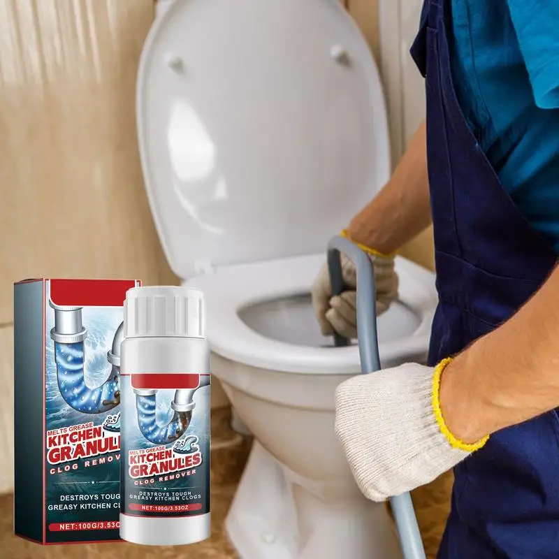 

100g Drain Freshener Dredging Agent Dredge Deodorant Toilet Sink Drain Cleaner Sewer Fast Clean Cleaner Dredging Agent Dredge