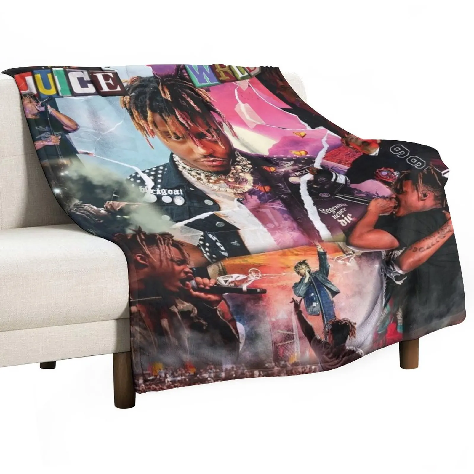 

juice wrld tour Throw Blanket Beach Luxury Thicken Blankets