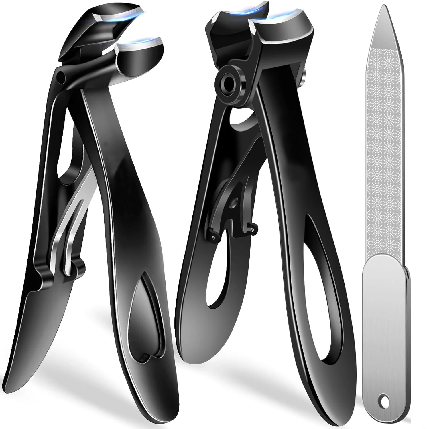 Nail Clippers Sheeamy for Thick Nails for Seniors Angled Head Large German Toe Heavy Duty