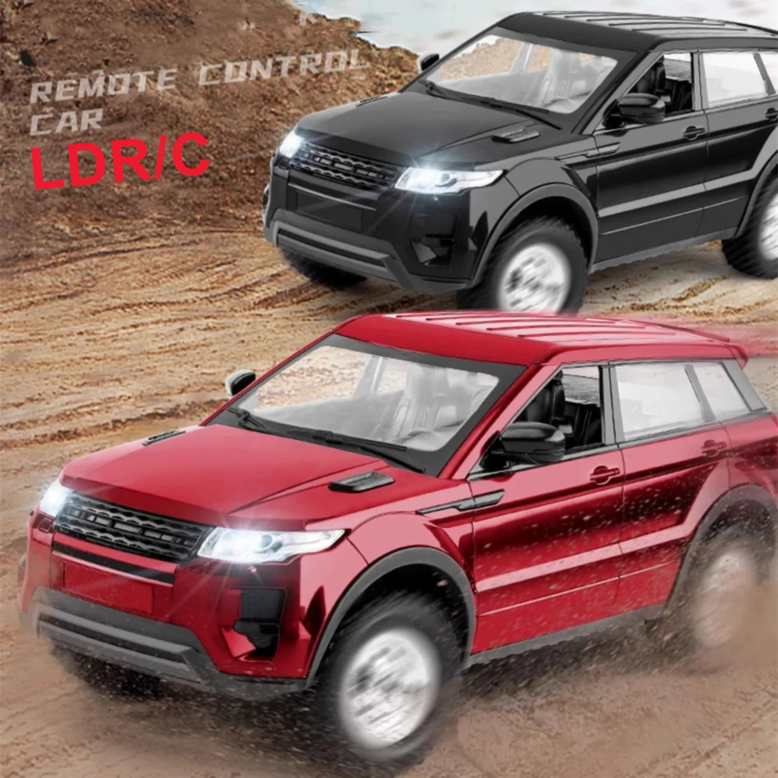 Remote Control Car, 2.4GHz 1:14 Scale 4WD Off Road Rock Crawler Vehicle, All Terrain Electric Toy Car for Kids Teens Adults 6