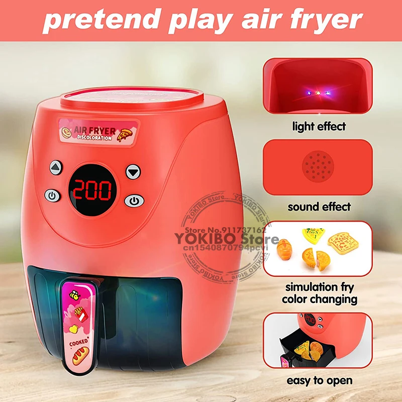 PLAYGO Children's Electric Air fryer Toy Air fryer Cookware Toy Food Toy  Toys 2 Years Kids Toy Kitchens Air fryer Toy Appliants Toy - AliExpress