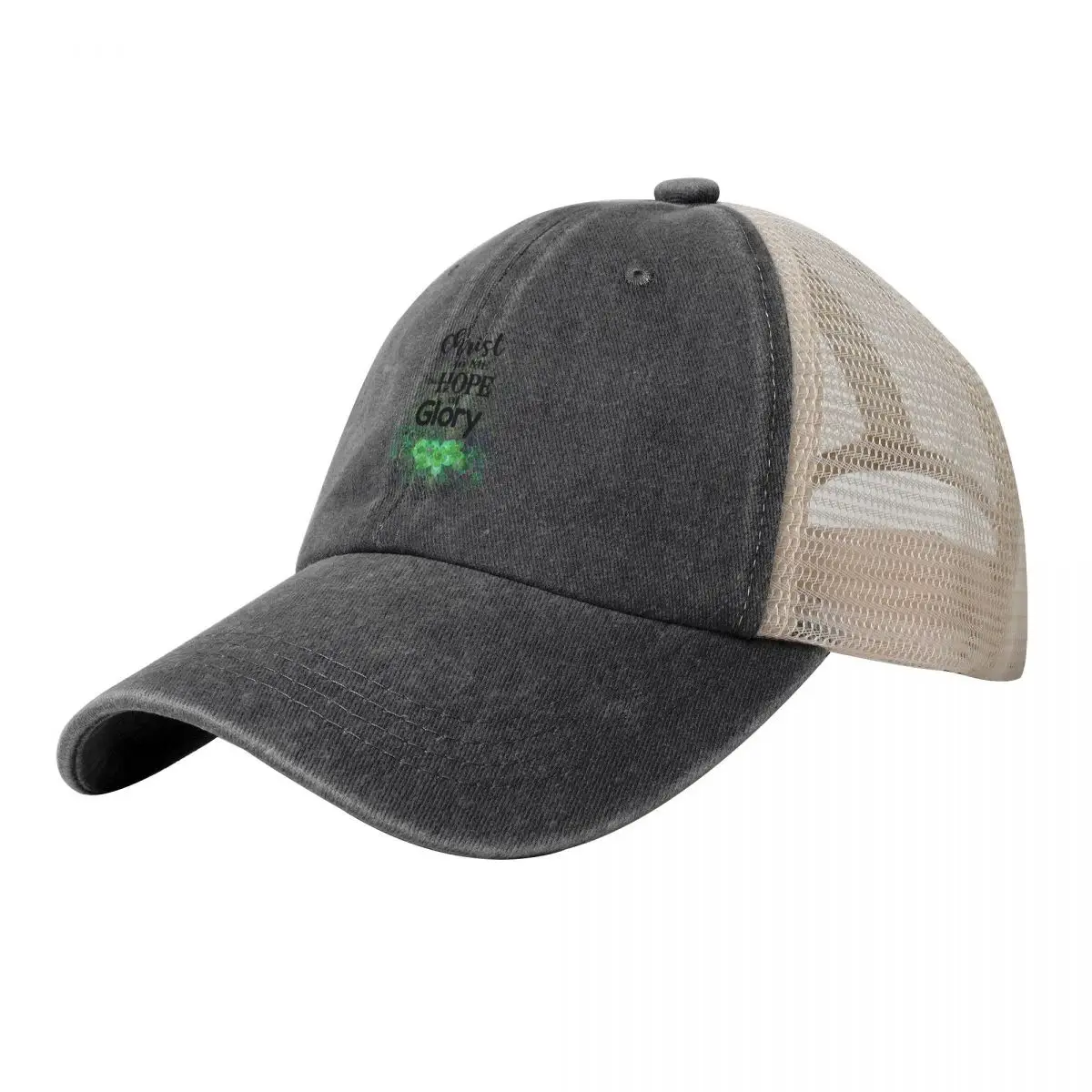 

Christ In Me The Hope Of Glory Baseball Cap Cosplay Beach Outing cute foam party Hat Hats For Women Men's
