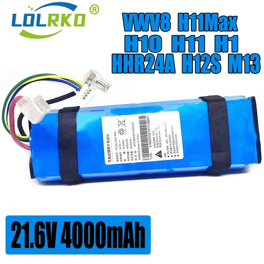 

New 6800mAh Lithium-ion Battery Suitable for Dreame H12 Pro Cordless Wet and Dry Smart Vacuum Cleaner Replacement Battery Pack